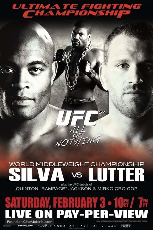 UFC 67: All or Nothing - Movie Poster