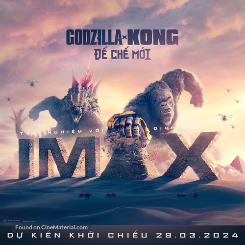 Godzilla x Kong: The New Empire - Vietnamese poster