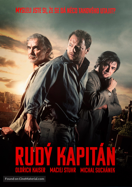 Rud&yacute; kapit&aacute;n - Czech DVD movie cover