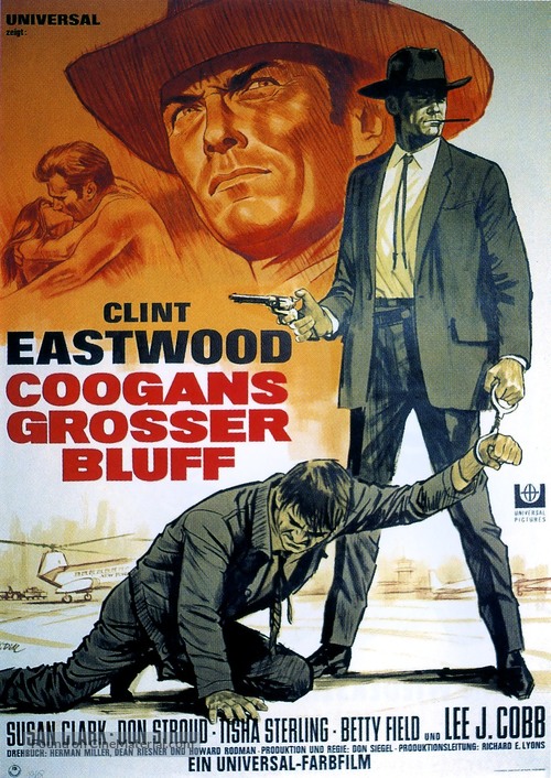 Coogan&#039;s Bluff - German Movie Poster