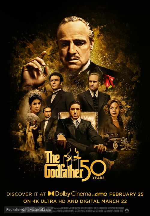 The Godfather - Re-release movie poster