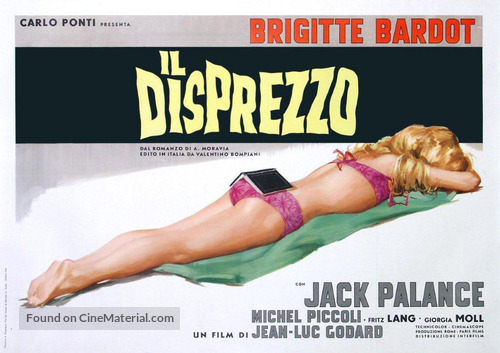 Le m&eacute;pris - Italian Movie Poster