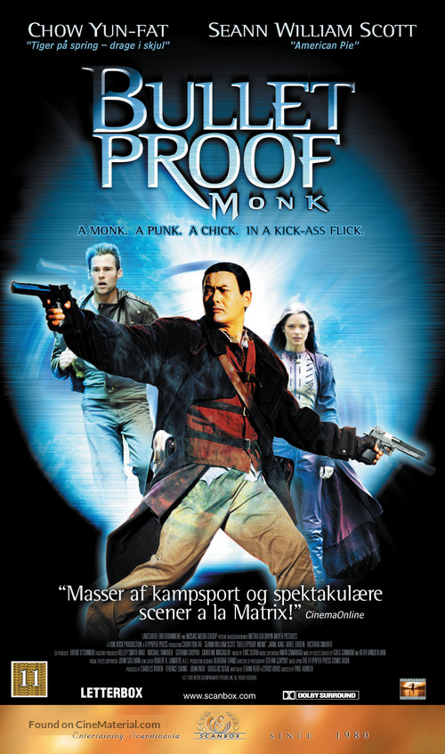 Bulletproof Monk - Danish VHS movie cover