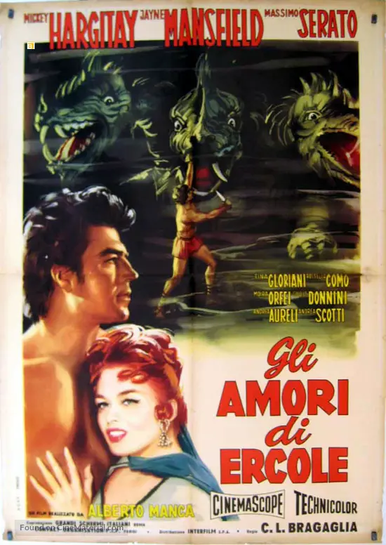 Gli amori di Ercole - Italian Movie Poster