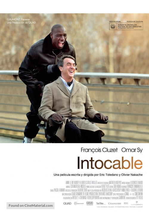 Intouchables - Spanish Movie Poster
