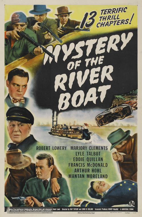 The Mystery of the Riverboat - Movie Poster