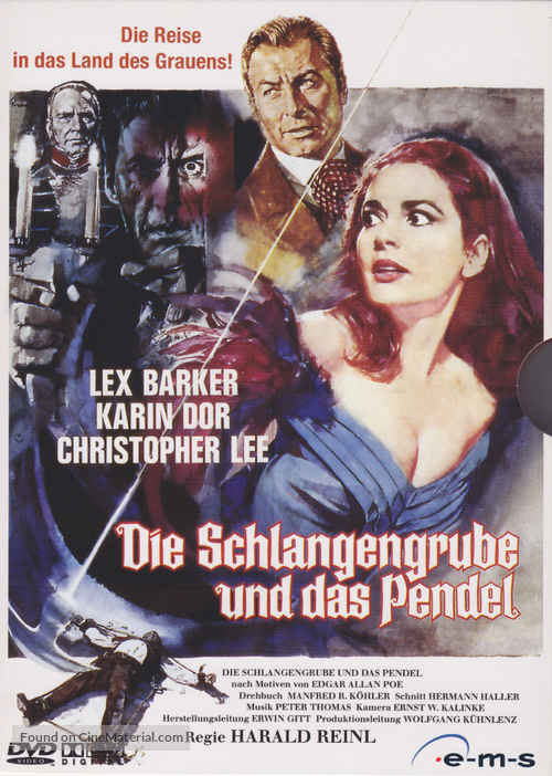 Die Schlangengrube und das Pendel - German Movie Cover
