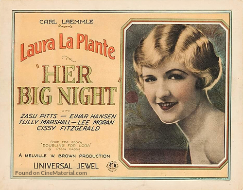 Her Big Night - Movie Poster