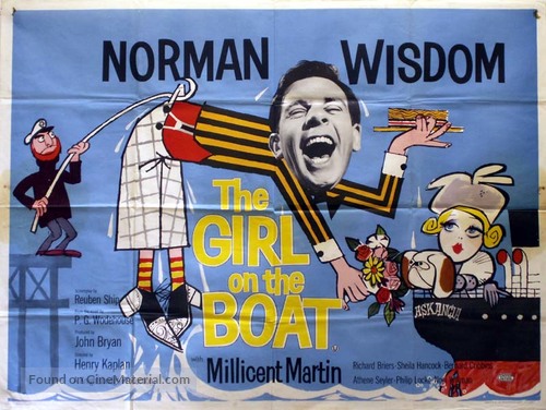 The Girl on the Boat - British Movie Poster