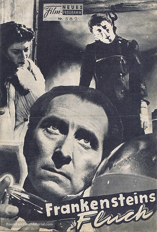 The Curse of Frankenstein - Austrian poster