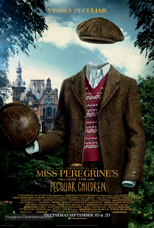 Miss Peregrine&#039;s Home for Peculiar Children - British Movie Poster