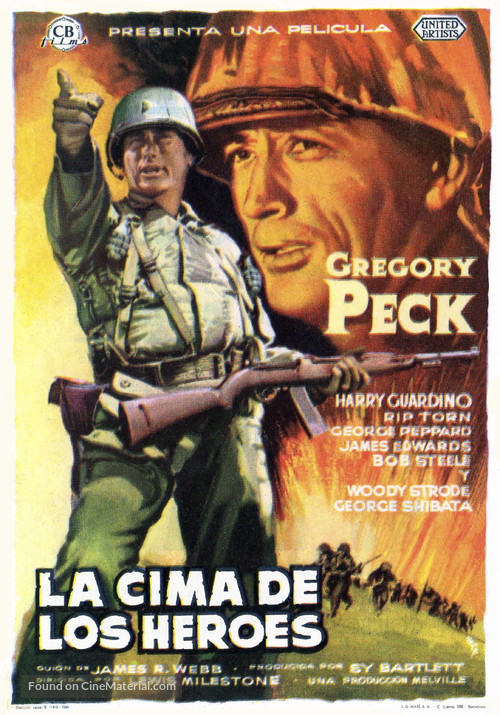Pork Chop Hill - Spanish Movie Poster
