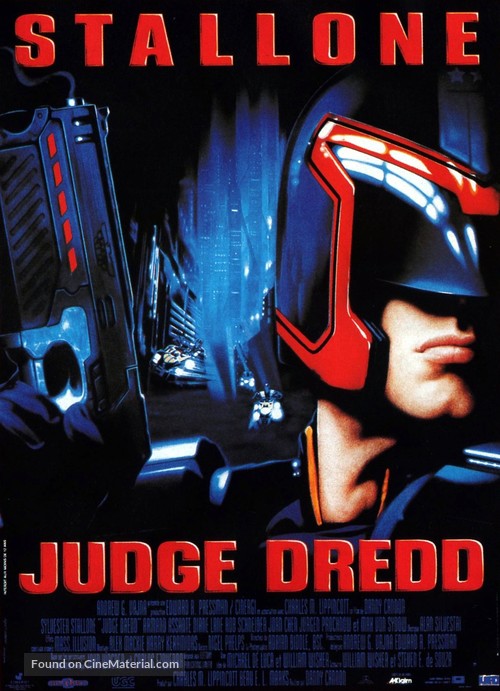Judge Dredd - French Movie Poster