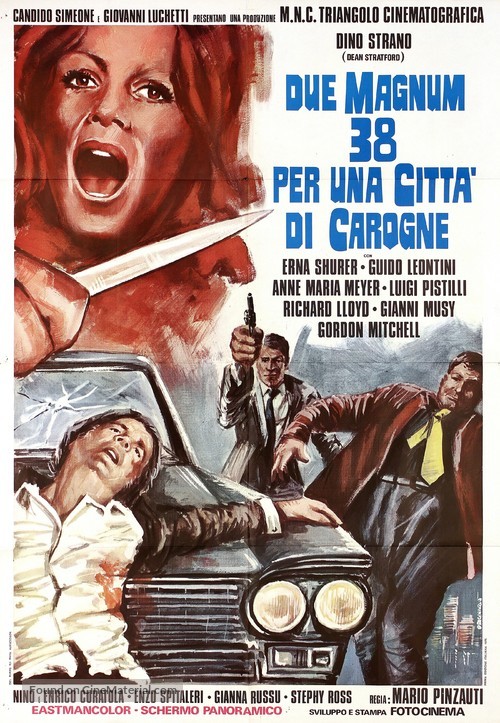 Due Magnum .38 per una citt&agrave; di carogne - Italian Movie Poster