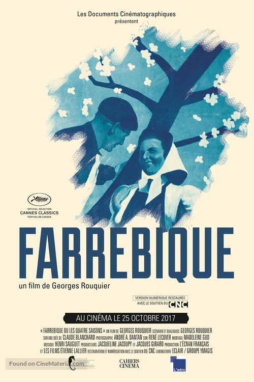 Farrebique ou Les quatre saisons - French Re-release movie poster