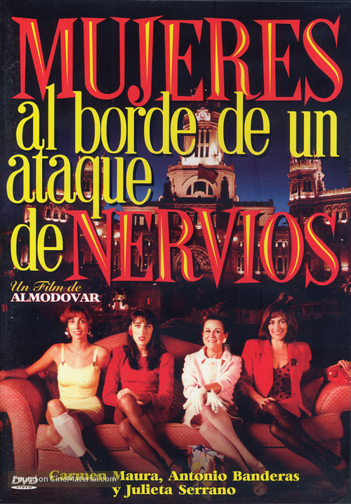 Mujeres Al Borde De Un Ataque De Nervios - Argentinian DVD movie cover