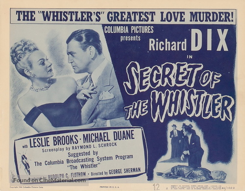 The Secret of the Whistler - Movie Poster