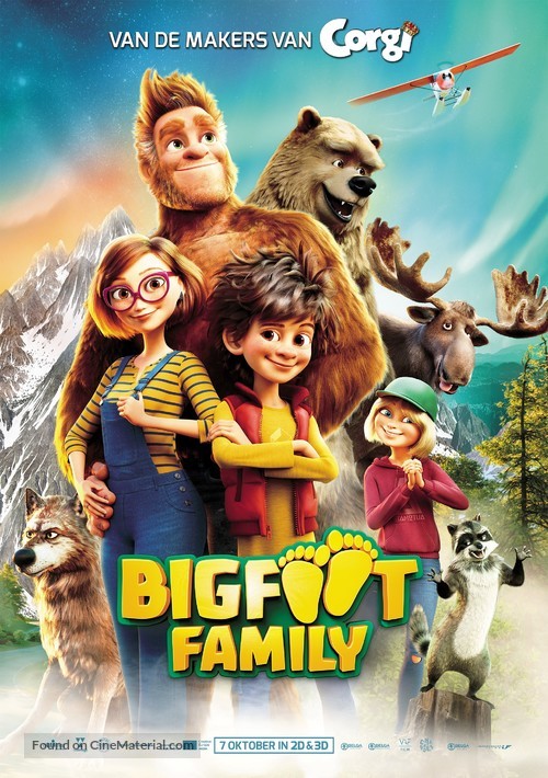 Bigfoot Family (2020) Dutch movie poster