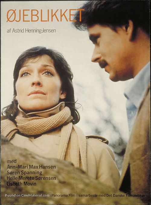 &Oslash;jeblikket - Danish Movie Poster