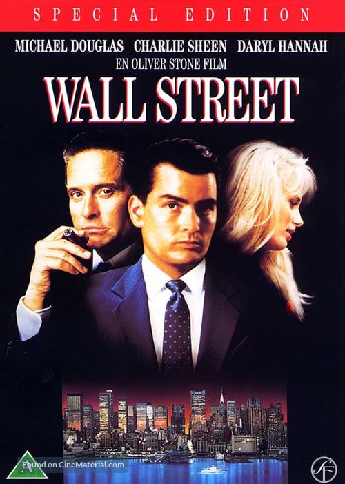 Wall Street - Danish DVD movie cover
