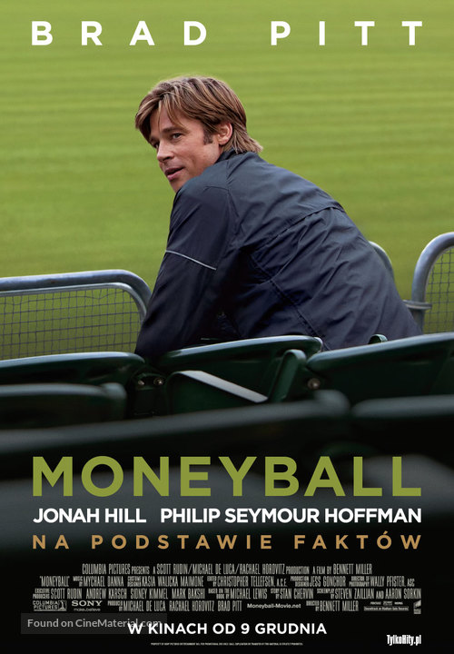 Moneyball - Polish Movie Poster