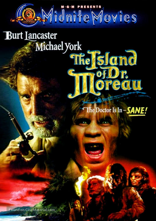 The Island of Dr. Moreau - DVD movie cover