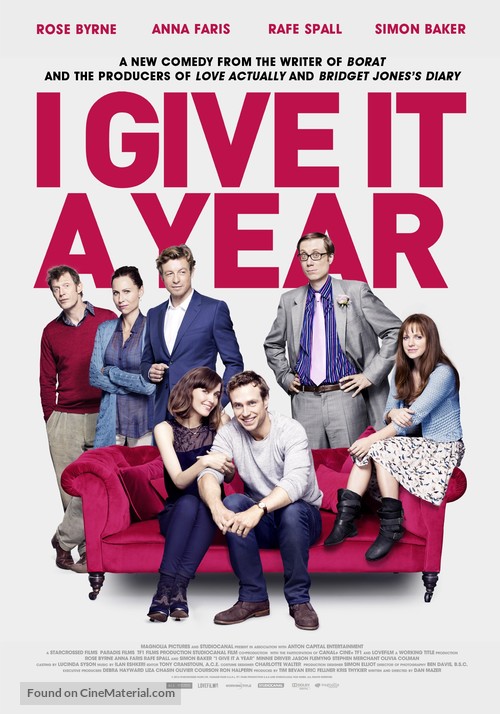 I Give It a Year - Movie Poster