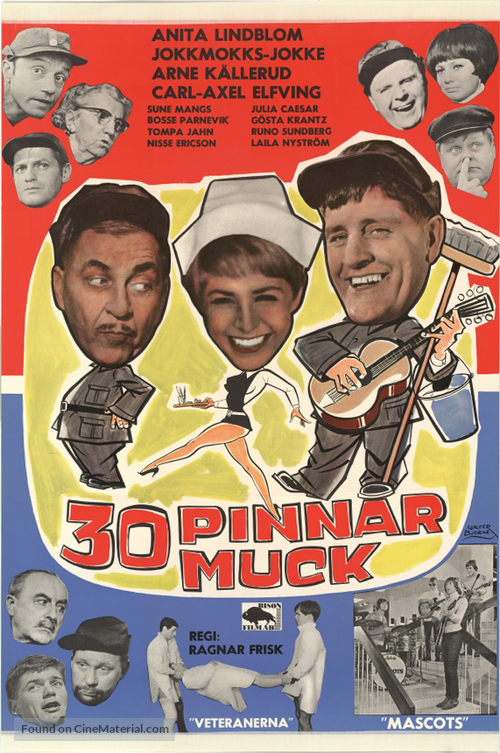 30 pinnar muck - Swedish Movie Poster