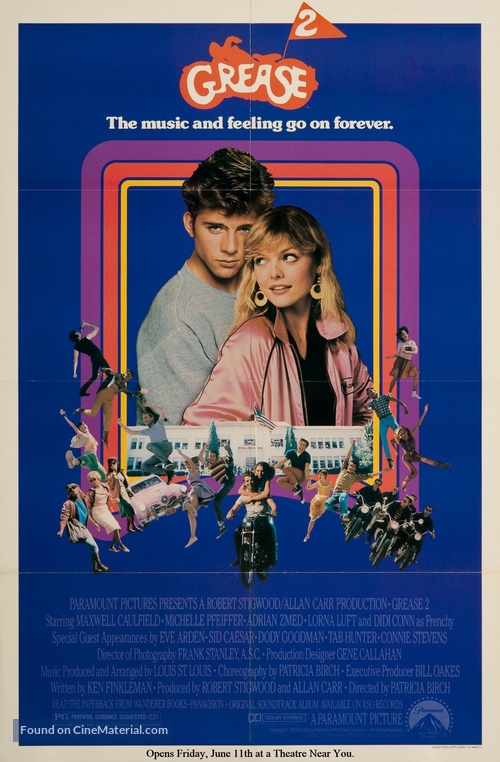 Grease 2 - Advance movie poster