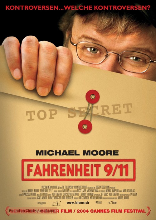 Fahrenheit 9/11 - Swiss Movie Poster