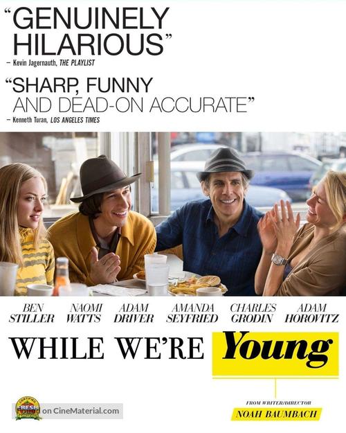While We&#039;re Young - Blu-Ray movie cover