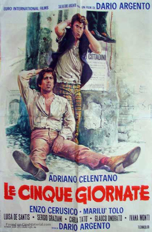 Le cinque giornate - Italian Movie Poster