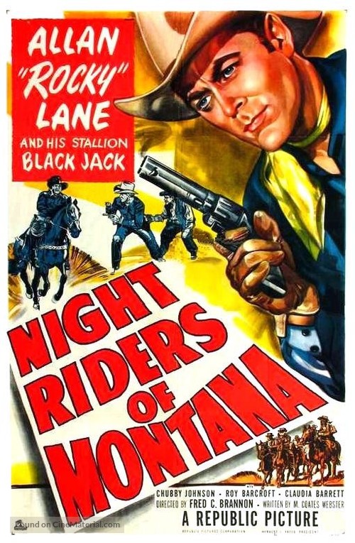 Night Riders of Montana - Movie Poster