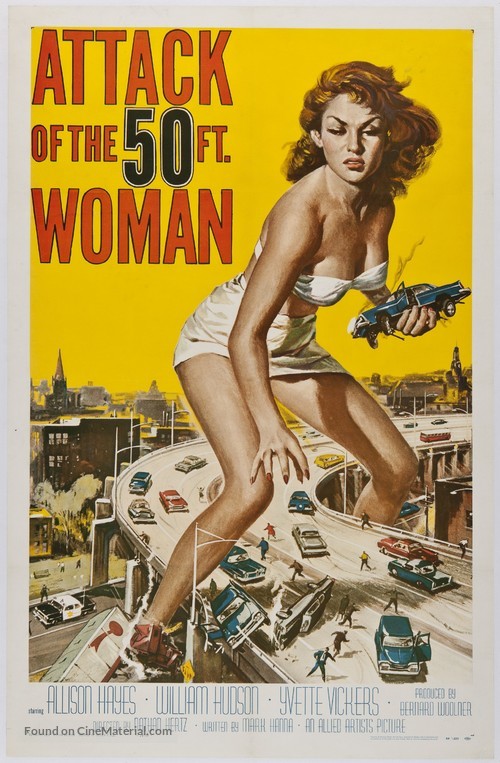 Attack of the 50 Foot Woman - Movie Poster