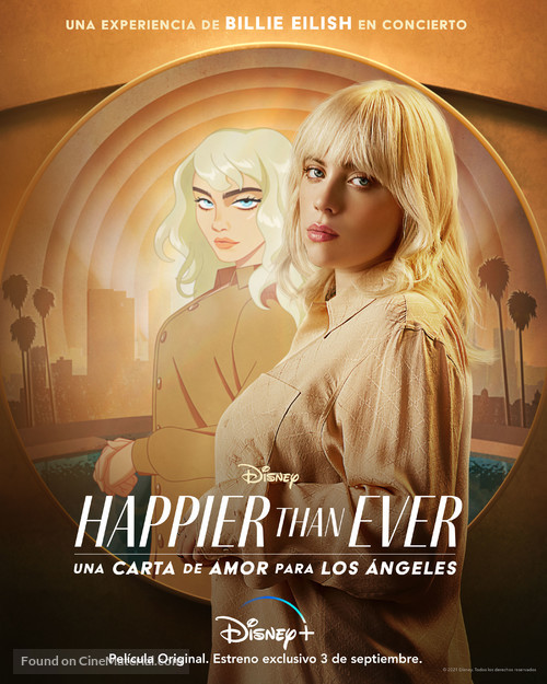 Happier than Ever: A Love Letter to Los Angeles - Mexican Movie Poster