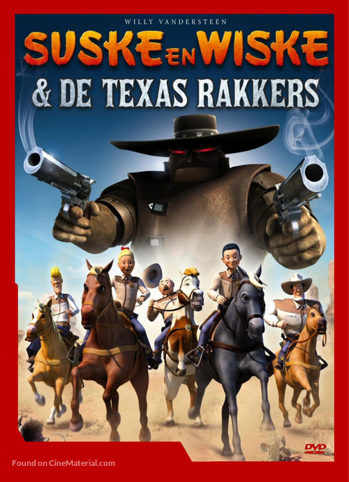 Suske en Wiske: De Texas rakkers - Belgian DVD movie cover