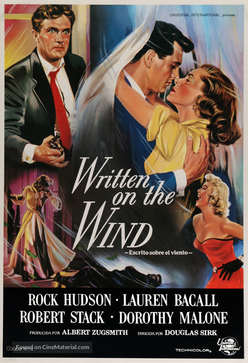 Written on the Wind - Spanish Movie Poster