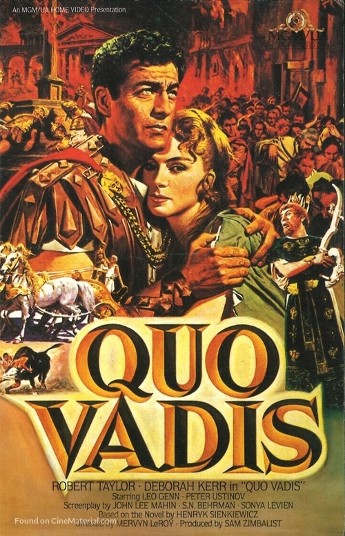 Quo Vadis - British VHS movie cover