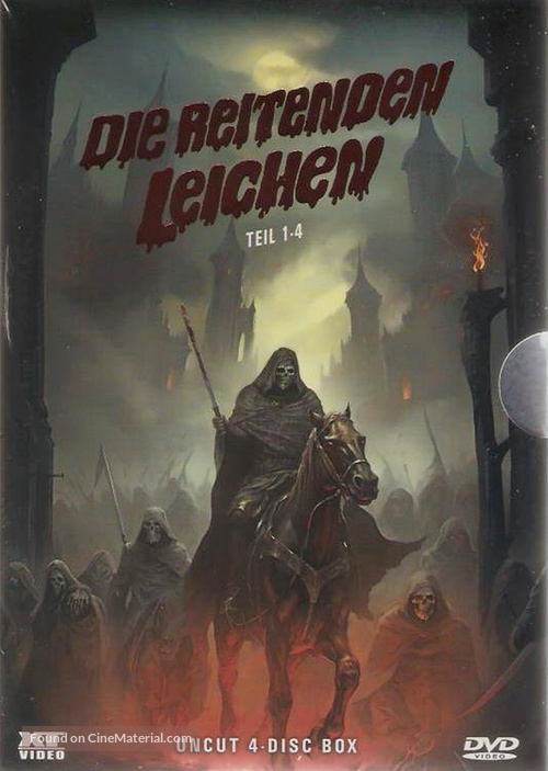 La noche del terror ciego - Austrian DVD movie cover