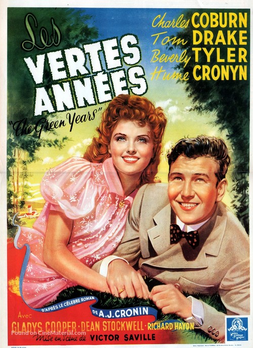 The Green Years - Belgian Movie Poster