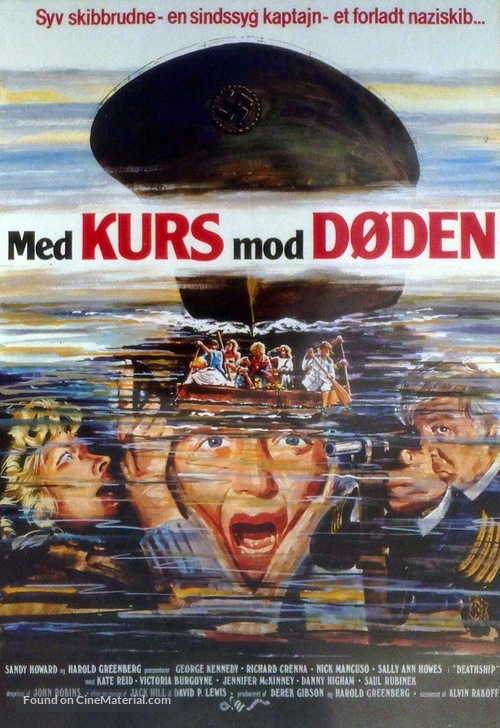 Death Ship - Danish Movie Poster