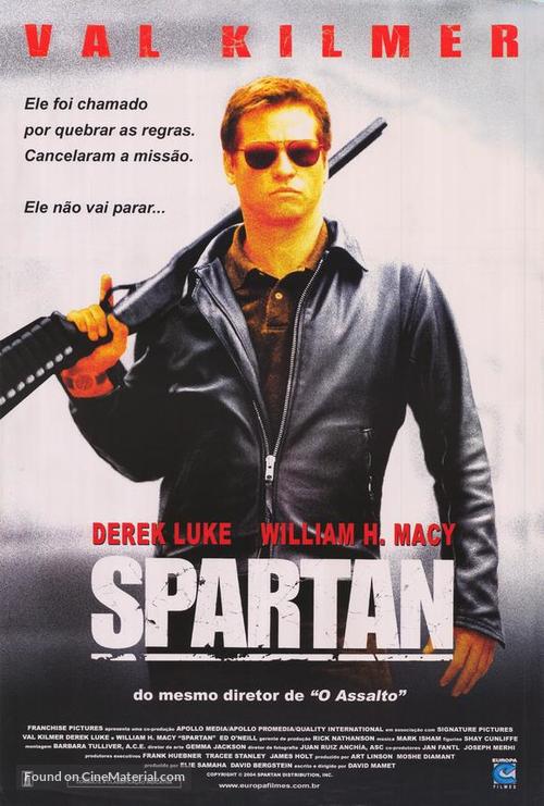 Spartan - Brazilian Movie Poster