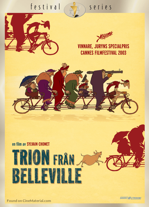 Les triplettes de Belleville - Swedish DVD movie cover