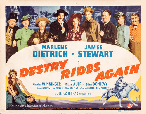 Destry Rides Again - Movie Poster