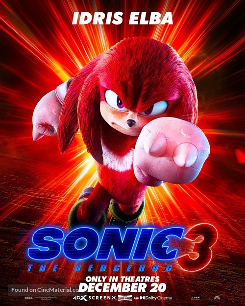 Sonic the Hedgehog 3 - Movie Poster