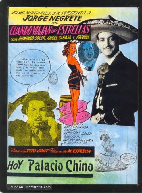 Cuando viajan las estrellas - Mexican Movie Poster