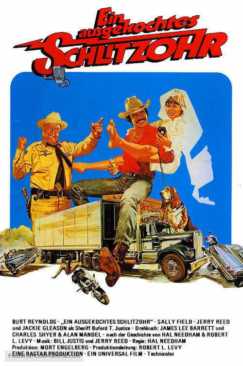 Smokey and the Bandit - German Movie Poster