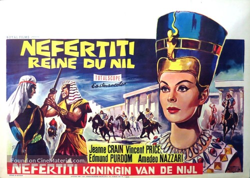 Nefertiti, regina del Nilo - Belgian Movie Poster