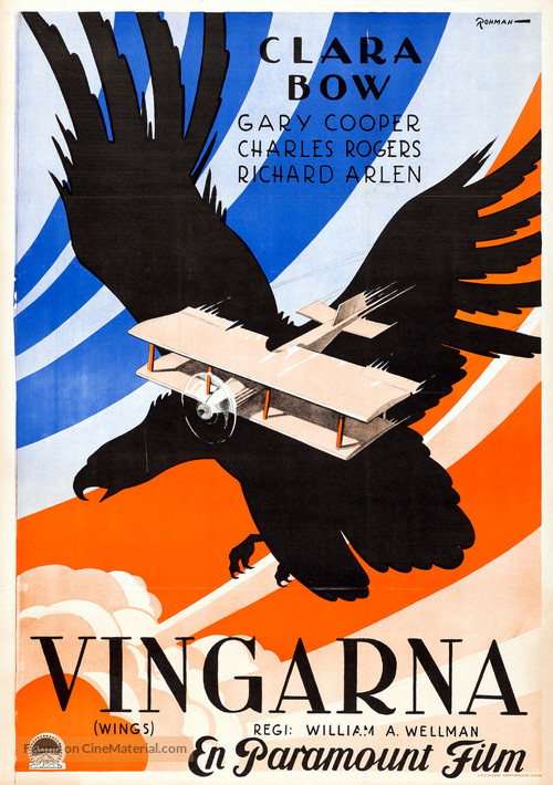 Wings - Swedish Movie Poster