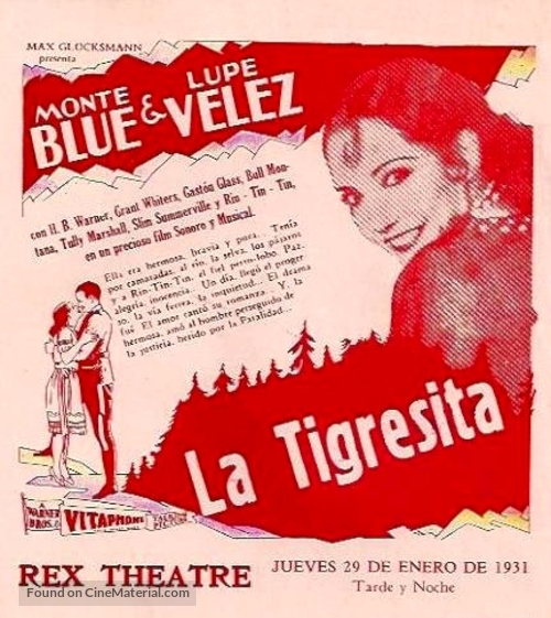 Tiger Rose - Spanish poster